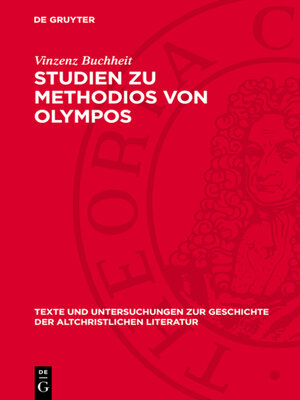 cover image of Studien zu Methodios von Olympos